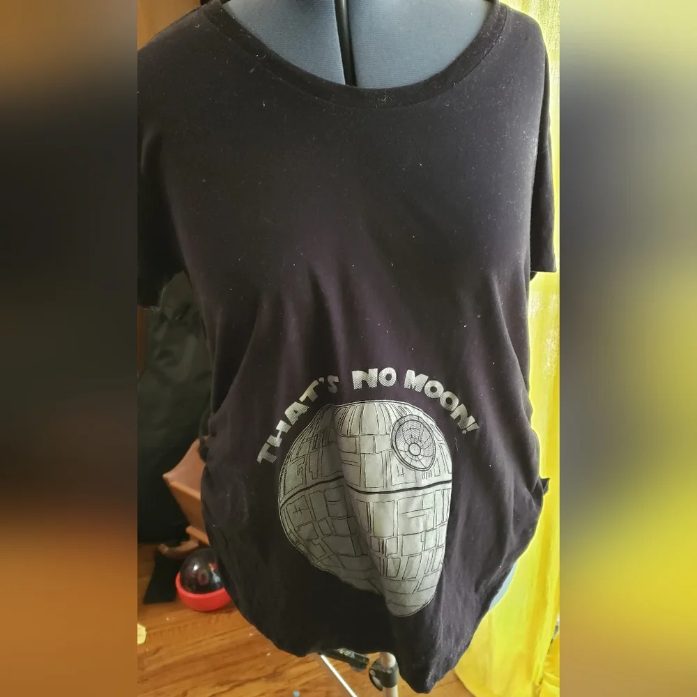 Star Wars Death Star maternity t-shirt - Picture 2 of 2
